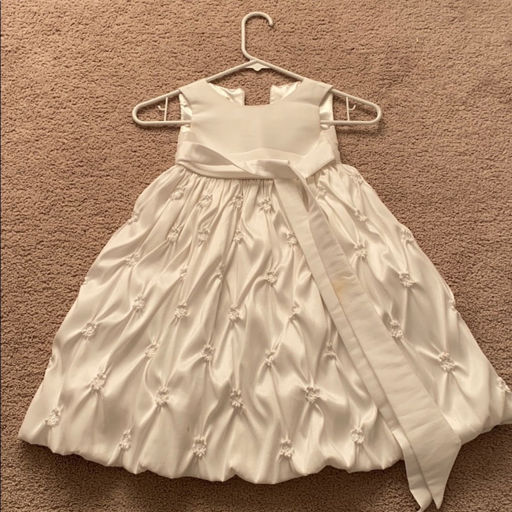 Girl white dress